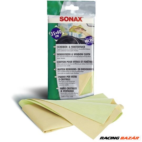 Sonax szélvédő és ablak tisztító kendő 1. kép