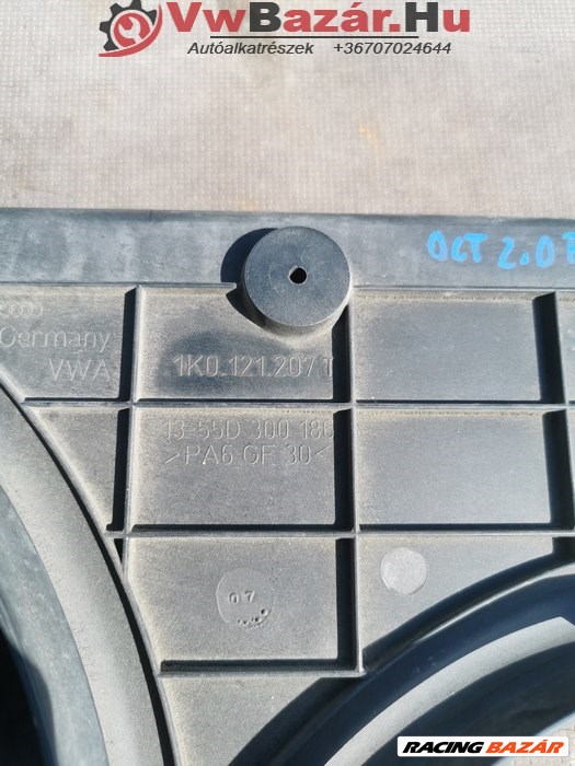 Hűtőventilátorok kerettel VW AUDI SEAT SKODA 1k0 121 207 t 1K0 121 207 T 3. kép