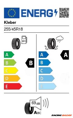 Kleber XL DYNAXER UHP 255/45 R18 103Y nyári gumi 2. kép