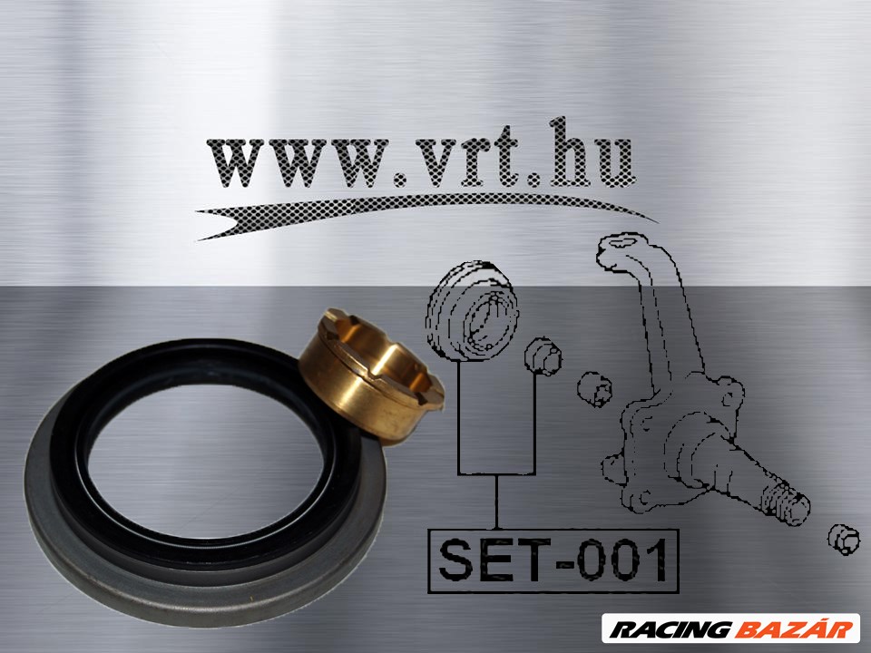 Toyota Hilux &apos;99-től &apos;05-ig első hajtás szimering bronz gyűrűvel 1. kép