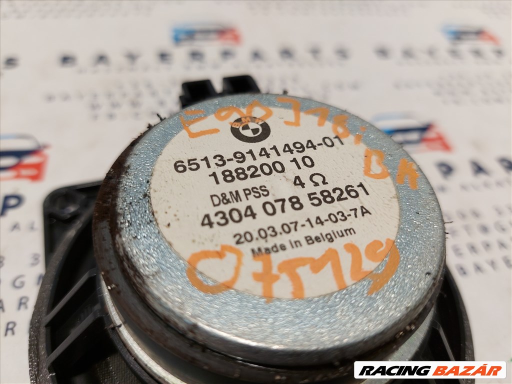 BMW E81 E82 E87 E88 E90 E91 E92 E93 E60 E61 X1 X3 X6 hangszóró (888968) 65139141494 3. kép