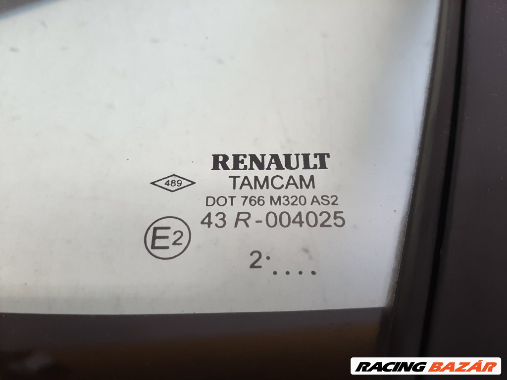 Renault Clio bal elsõ ajtó üveg fix 802634285R 2. kép