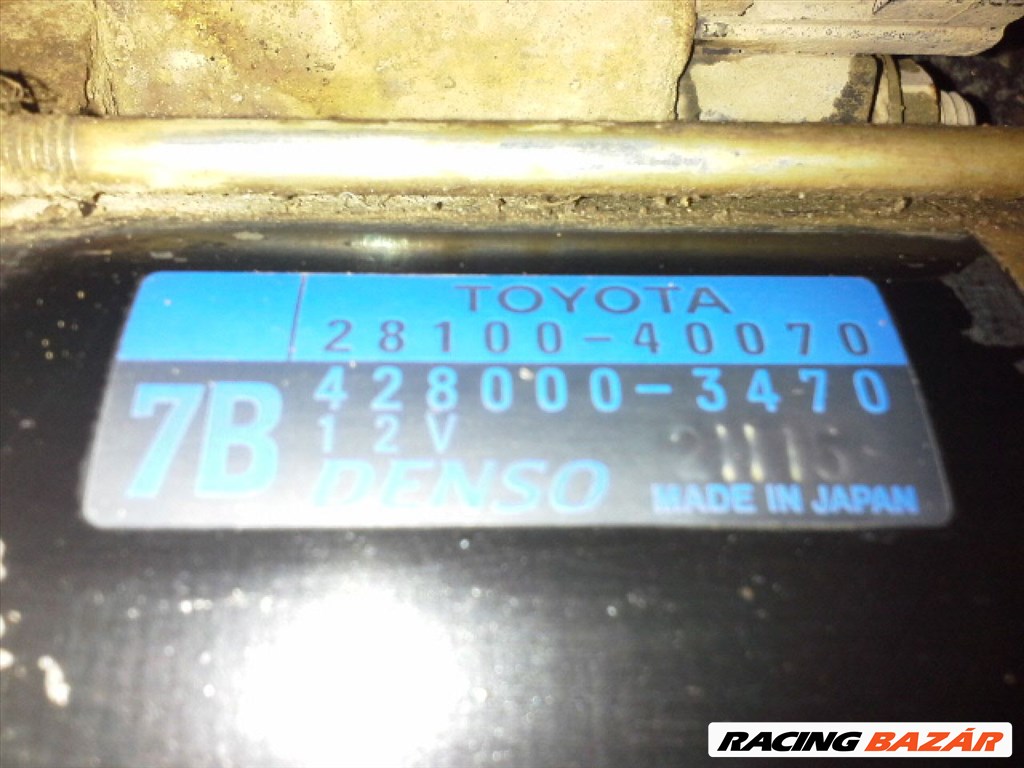 Toyota Yaris (XP90) 1.0 VVT-i önindító  2810040070 2. kép