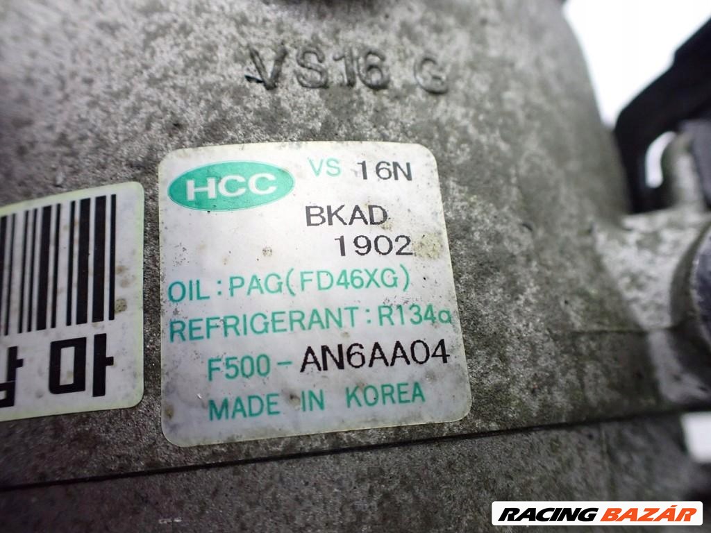 Kia Cee'd II, Hyundai i30 II 1.4 CVVT G4FA klímakompresszor  f500an6aa04 3. kép
