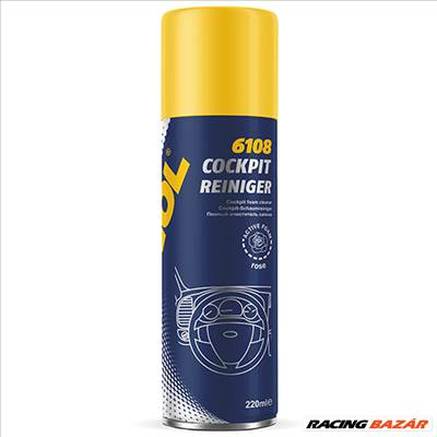Műszerfal tisztító- és ápoló hab Rózsa illatú 220 ml Mannol 6108