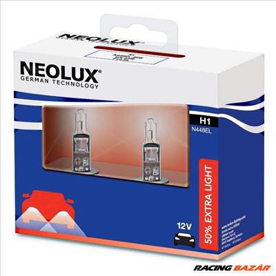 Izzó 12V/55W/H1 2db/+50% Neolux N448EL