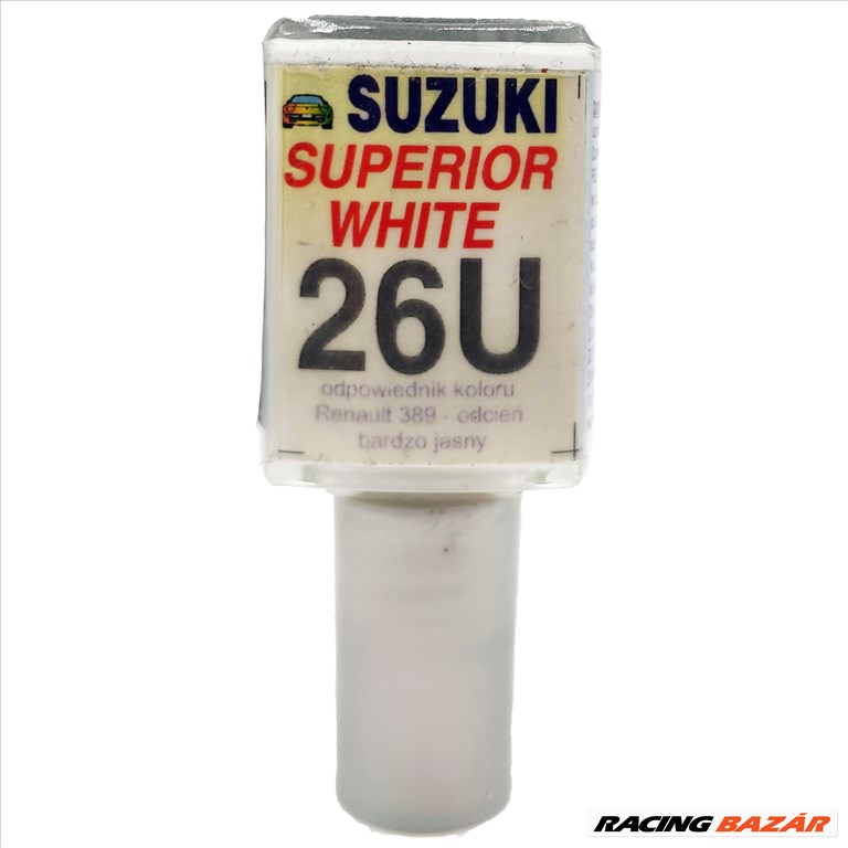 Javítófesték Suzuki (Reanult 389) Superior White 26U Arasystem 10ml 1. kép