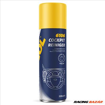 Műszerfal tisztító- és ápoló hab Citron (citrom) illatú 220 ml Mannol 6106