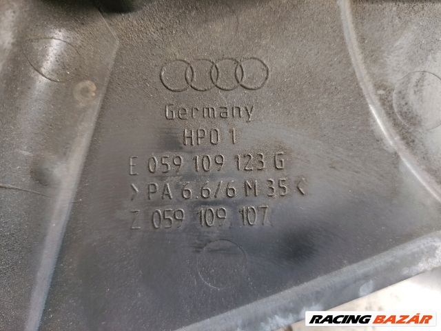 Audi A6 (C5 - 4B) 2.5 TDI Első Felső Vezérlés Burkolat 059109123 5. kép