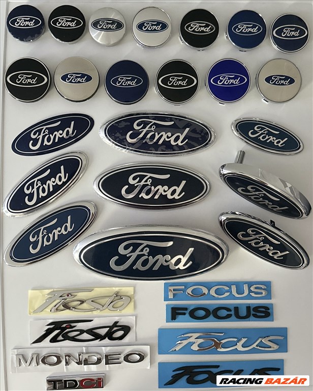 Új Ford felni alufelni kupak közép felniközép felnikupak embléma jel  1. kép