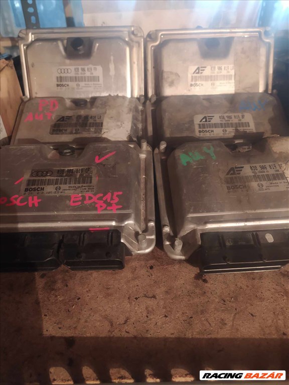 Audi A6 Motorvezérlő 1.9 PDTDI ECU 038906019CF AVF AWX motor kód 1. kép
