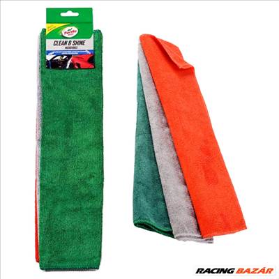 Tisztító és fényesítő kendő szett 3db-os Turtle Wax FGX5424P3TD