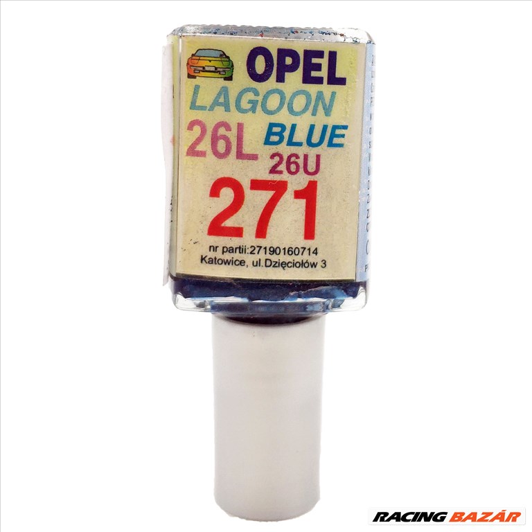 Javítófesték Opel Lagoon Blue 26L, 26U, 271 Arasystem 10ml 1. kép