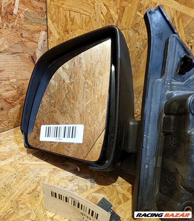 111861 Fiat Doblo 2009-2022 bal oldali 6 vezetékes visszapillantó tükör, a képen látható sérüléssel 5. kép