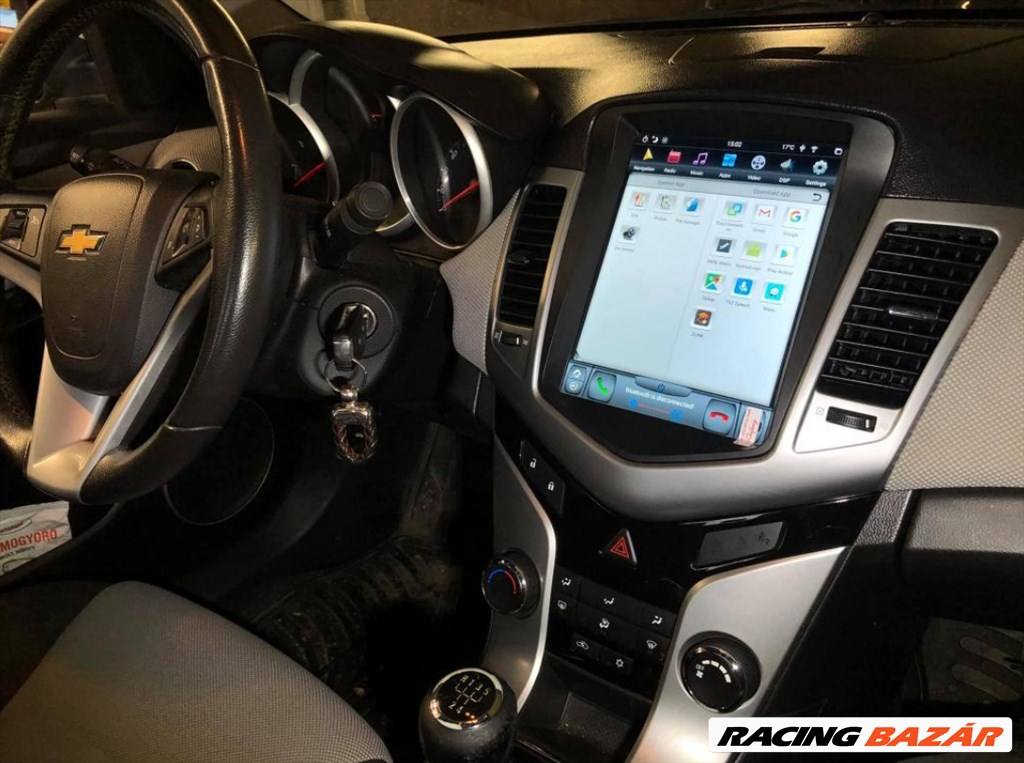 Chevrolet Cruze Android Multimédia CarPlay Autórádió Tolatókamerával 5. kép