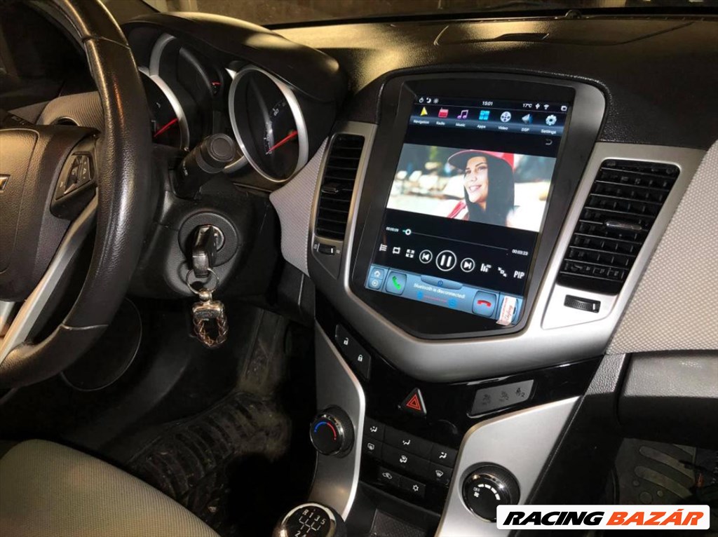 Chevrolet Cruze Android Multimédia CarPlay Autórádió Tolatókamerával 6. kép