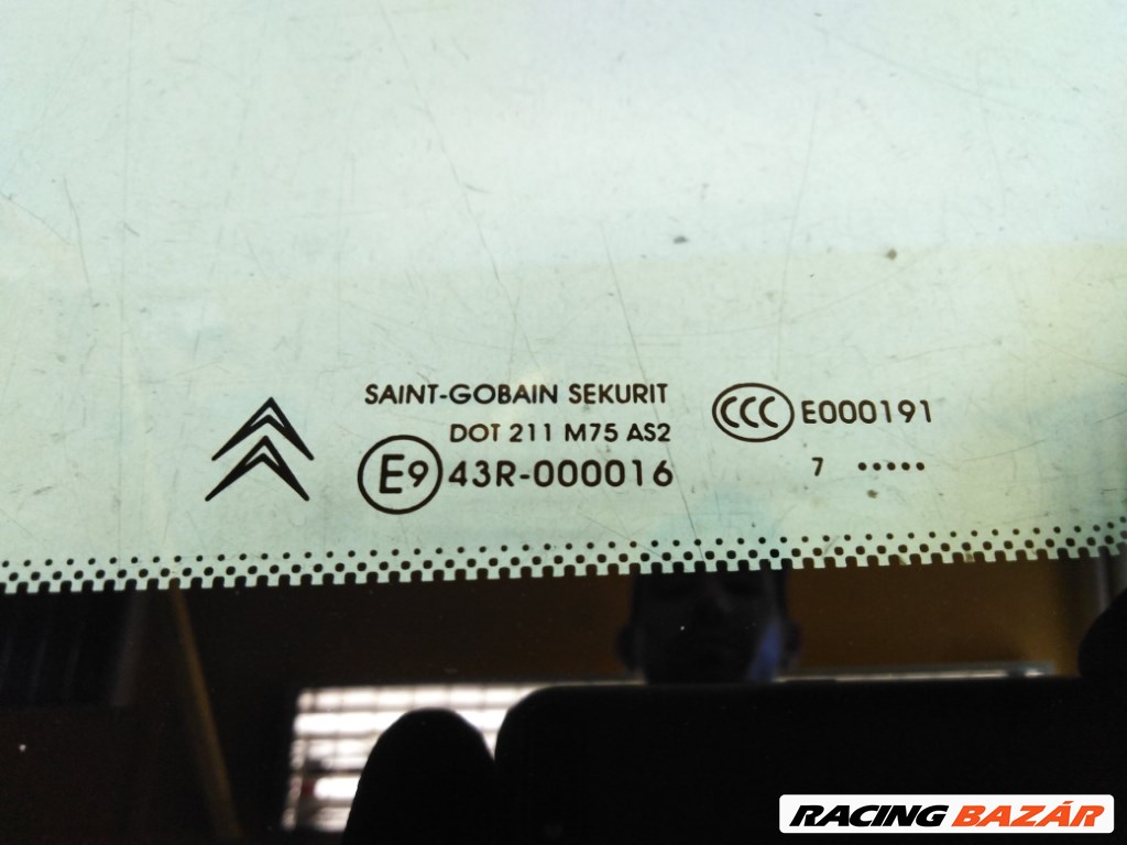 Citroen C4 grand picasso bal elsõ oldalfal üveg (karosszéria oldal üveg) 2. kép
