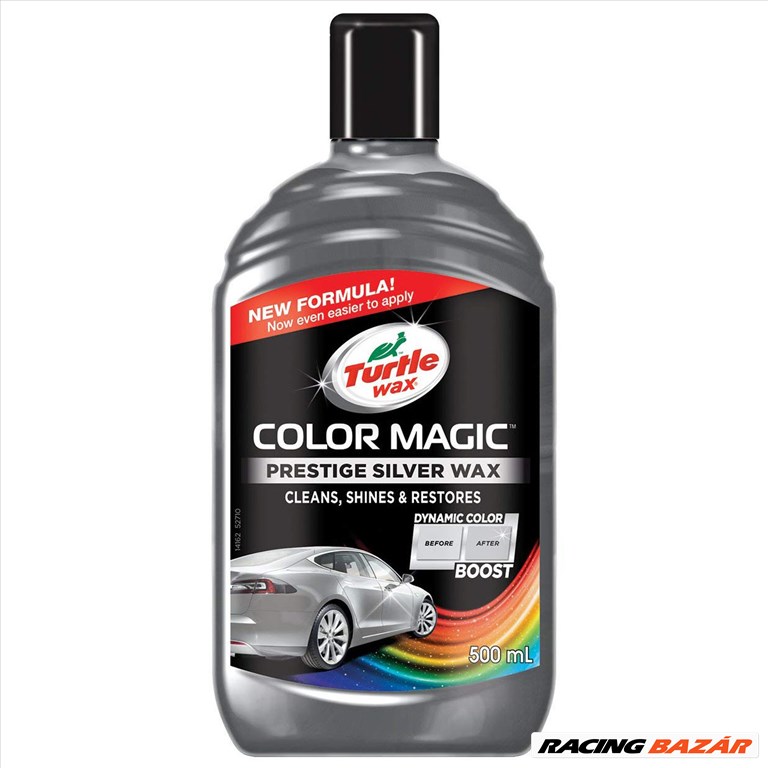 Fényezés felújító színpolír, ezüst 500 ml Turtle Wax Color Magic 52710 1. kép