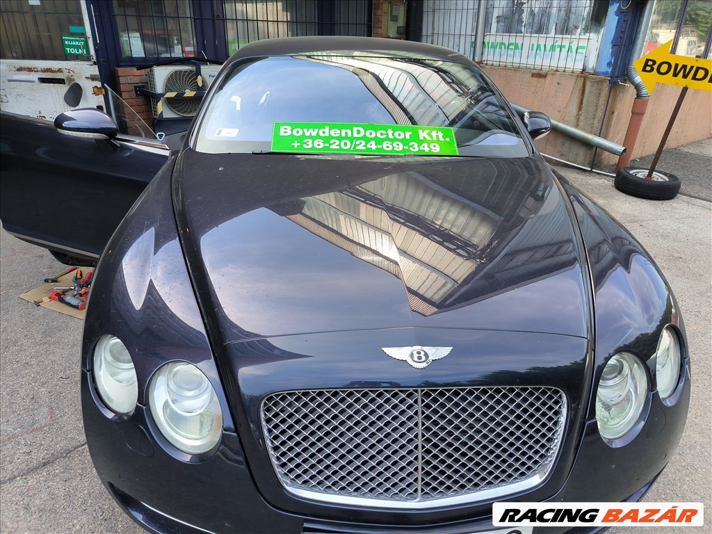 Bentley Continental ablakemelő javítás,szereléssel is,BowdenDoctor Kft 4. kép