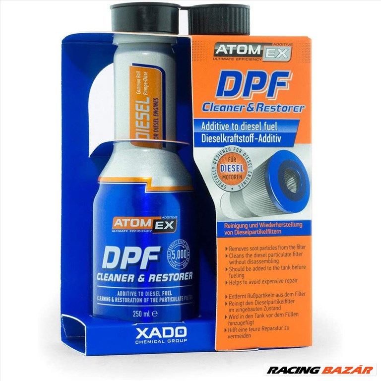 Részecskeszűrő tisztító üzemanyag adalék (DPF) Xado Automex DPF Cleaner 250 ml 1. kép