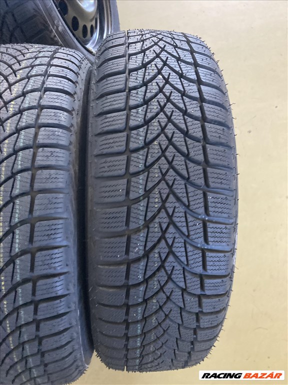  Opel 5x110 lyukosztású 15" új (gyári felni) lemezfelni, rajta új 185/60R15 Saetta Winter téli gumi 9. kép