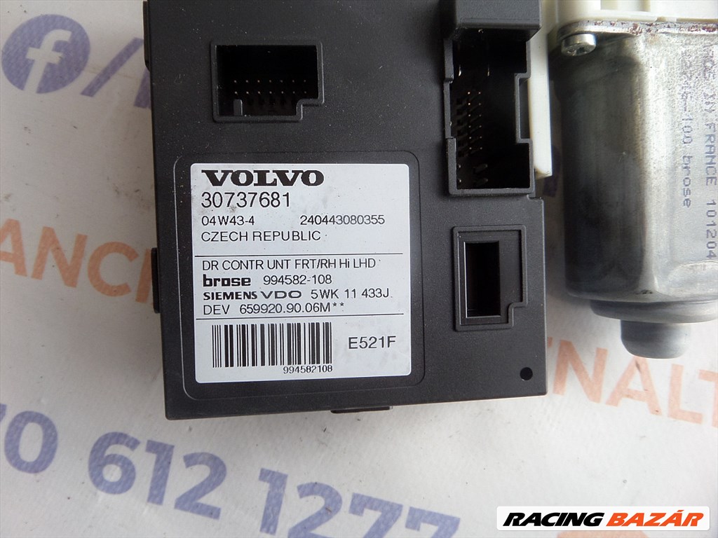 Volvo V50 Eladó gyári, jobb első ablakemelő motor vezérlővel  2. kép