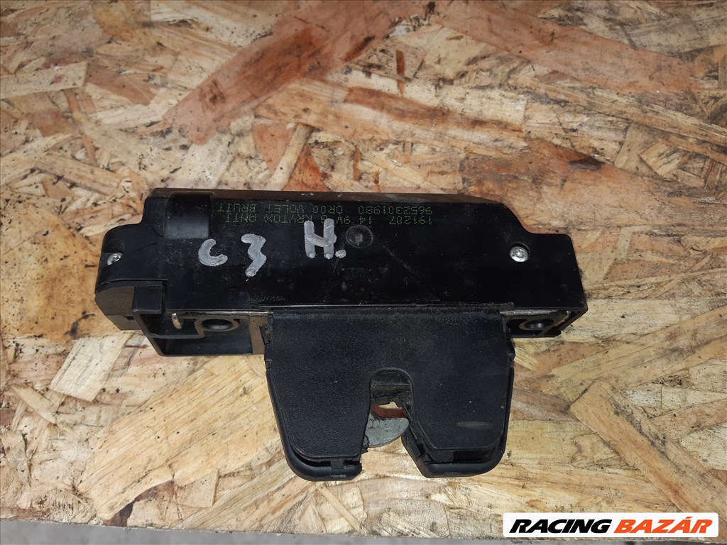 Citroen C3 Hátsó Felnyíló Ajtó Zárszerkezet  Központizár Motor 9652301980 2. kép