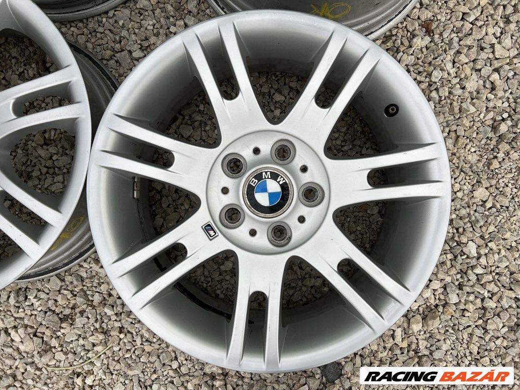 5x120 17" BMW M gyári alufelni kétszéles 7,5Jx17h2 ET47 3. kép