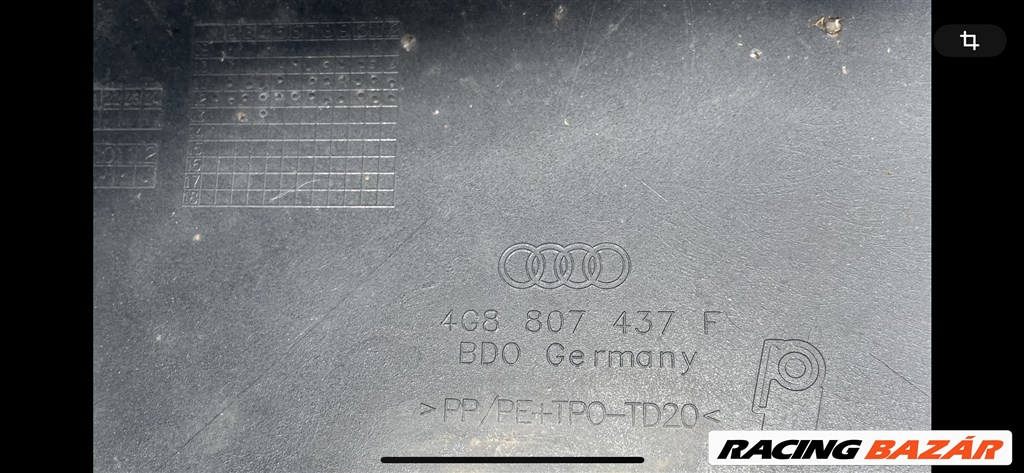 Audi A7 (C7 - 4G) AUDI A7 S-LINE ELSŐ LÖKHÁRÍTÓ 4G8807437F 6. kép