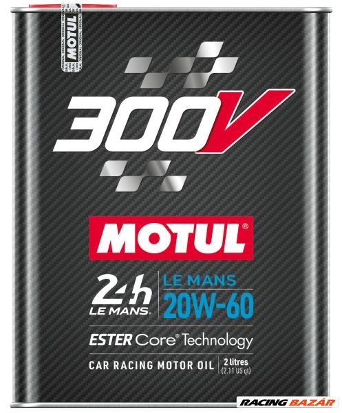 MOTUL 300V 20W-60 LE MANS Szintetikus  Verseny Motorolaj - 2L 1. kép