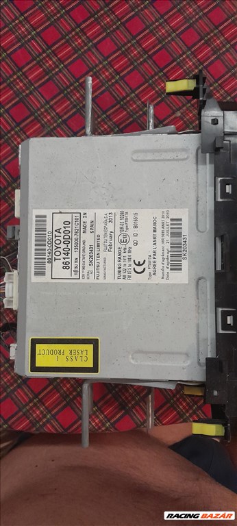 Toyota Yaris (XP130/XP150) navigációs fejegység  5. kép