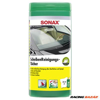 Sonax üvegtisztító kendő 25 db-os