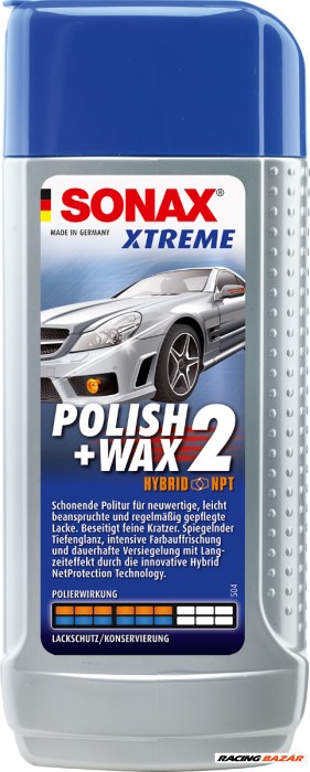Sonax XTREME polír és wax 2 250 ml 1. kép