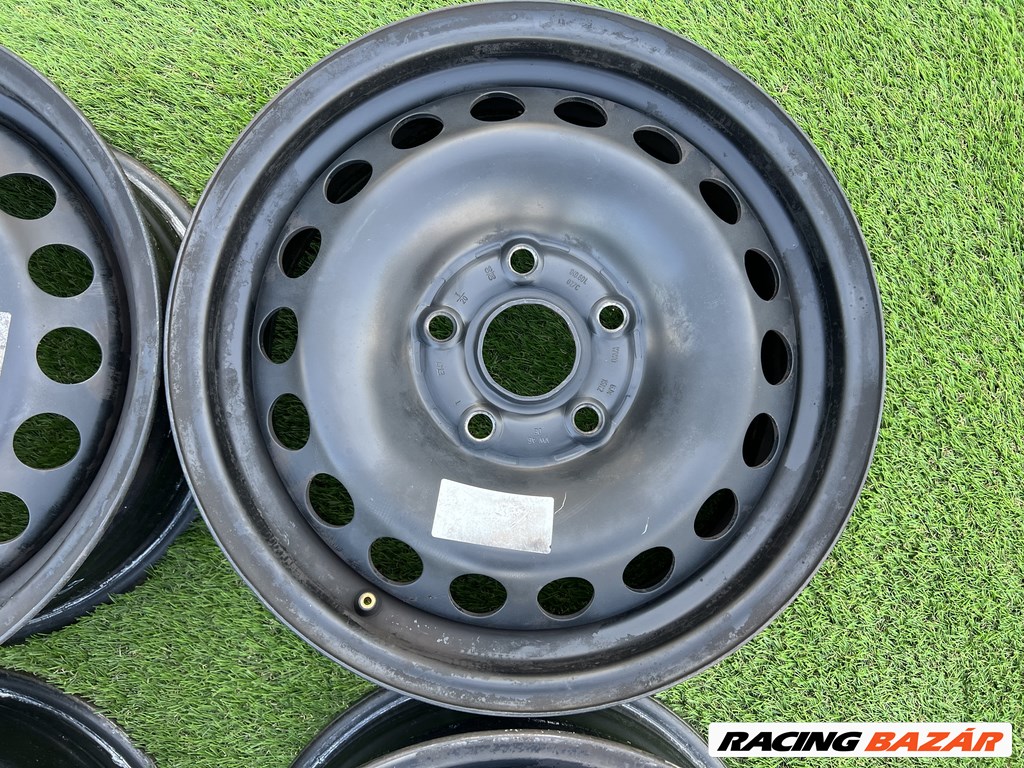 5x112 15" Volkswagen gyári lemezfelni 6Jx15h2 ET47 4. kép