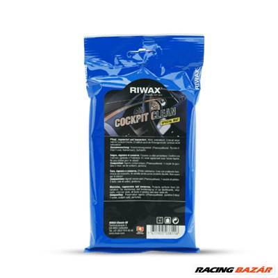 Riwax - Cockpit Clean Special mat - műszerfal ápoló kendő matt - (15db/csomag)