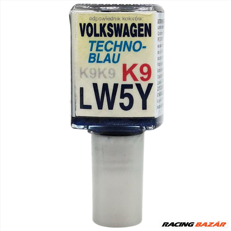 Javítófesték Volkswagen Techno Blau K9K9 LW5Y Arasytem 10ml 1. kép