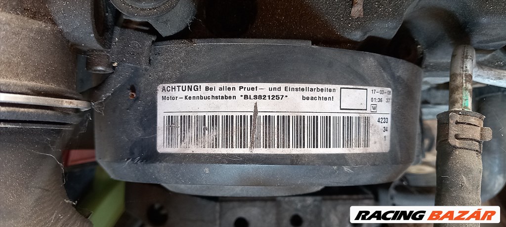 Audi A3 Eladó 1,9 PDTDI kód: BLS fűzött blokk hengerfejjel  3. kép