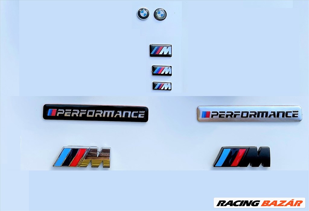 Új BMW M Performance JEL Logo Embléma Felirat Matrica Kiegészítő felni alufelni kupak  1. kép