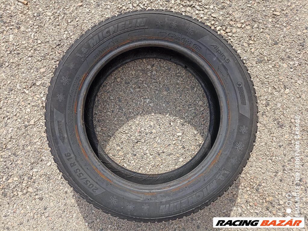 205/55 R16" Michelin Alpin 5 használt téli garnitúra (6) 3. kép