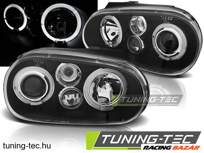 VW GOLF 4 09.97-09.03 ANGEL EYES BLACK Tuning-Tec  1. kép