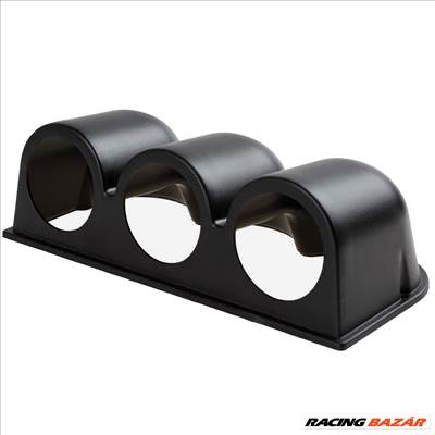Műszertartó ház 52mm-es műszerhez 3-as fekete MGB3/CK L