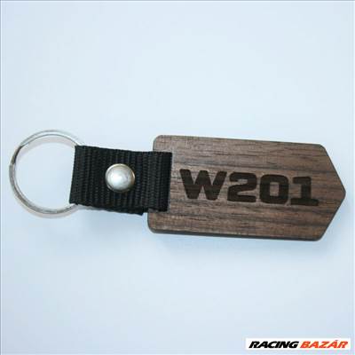 Egyedi kulcstartó W201 felirattal