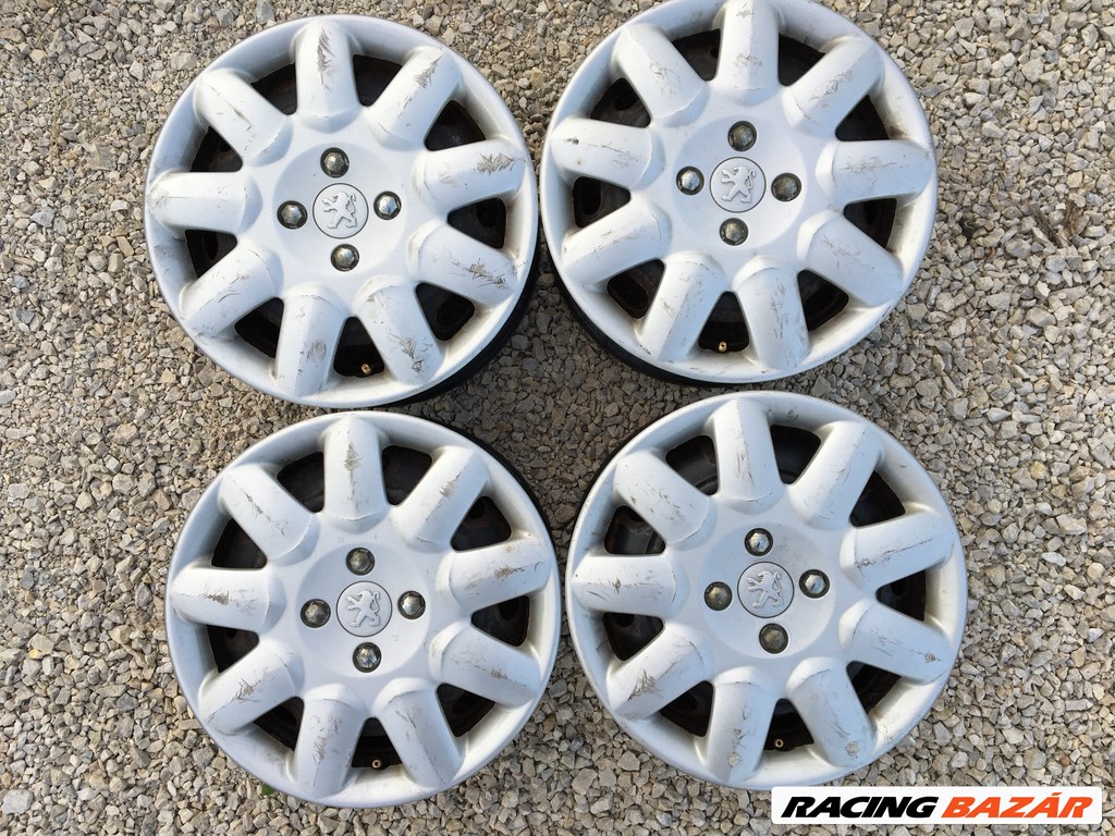 4x108 15" Peugeot gyári lemezfelni 6Jx15h2 ET27 1. kép