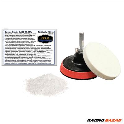 Üveg polírozó készlet cerium-dioxid-os 100 gr. GB-Q