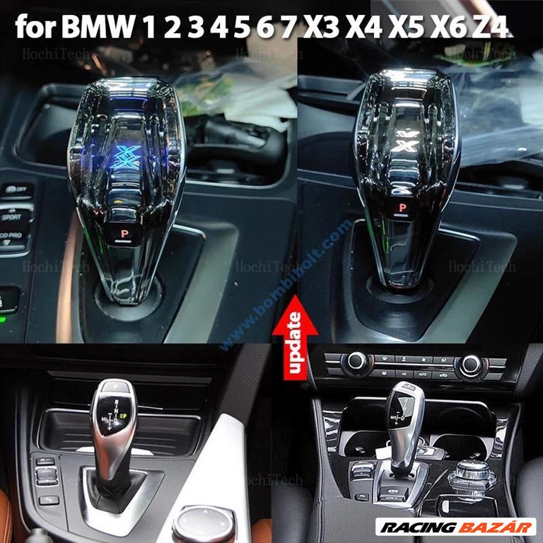 BMW kristály LED váltókar F20 F21 F22 F23 F30 F31 F34 F35 F32 F33 F36 F10 F11 F18 F11 F12 F25 F26 G20 G28 G30 G38 G32 F02 G01 G02 F15 F16 G29 1. típus 1. kép