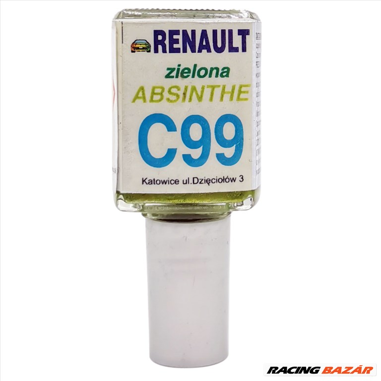 Javítófesték Renault Absinthe zöld C99 Arasystem 10ml 1. kép