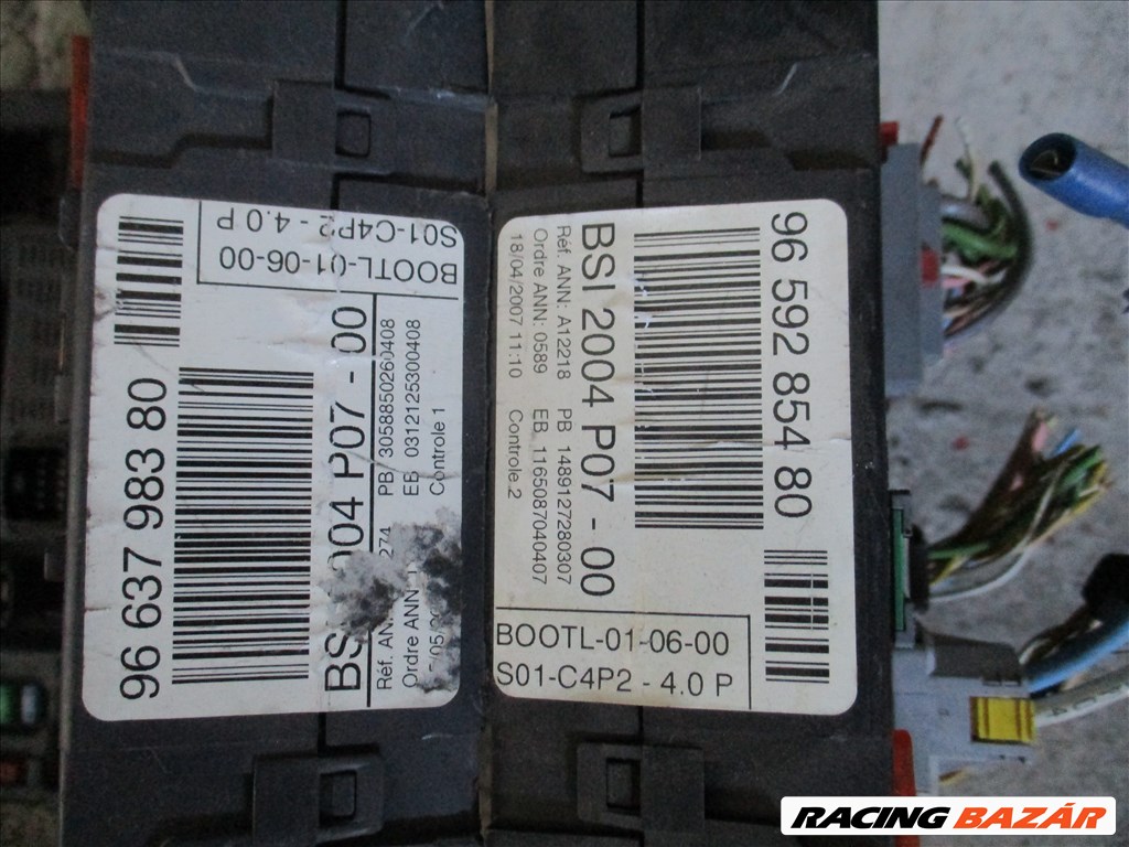 Peugeot 207, Peugeot 1007, Citroën C4 Picasso I,  C3 I,  Jumpy II belső biztosítéktábla  9659285480 1. kép