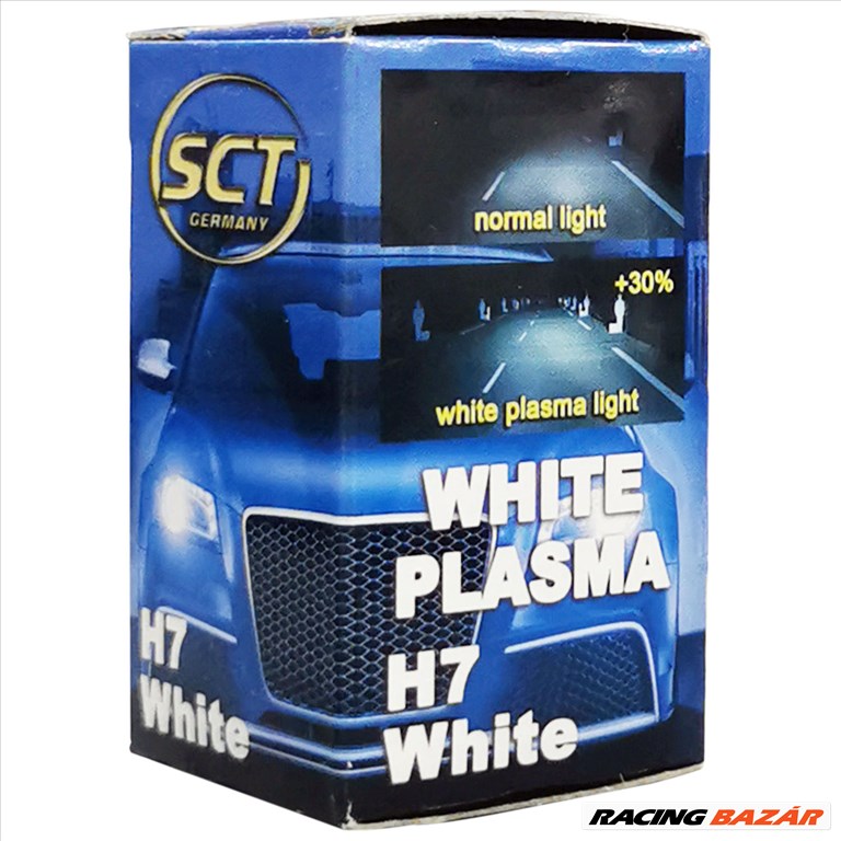 Izzó 12V/H7/55W White Plasma +30% (fehér) SCT 202136 1. kép
