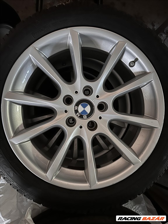  BMW 18" használt (gyári felni) alufelni, rajta 245/45 használt Dunlop téli gumi gumi  3. kép