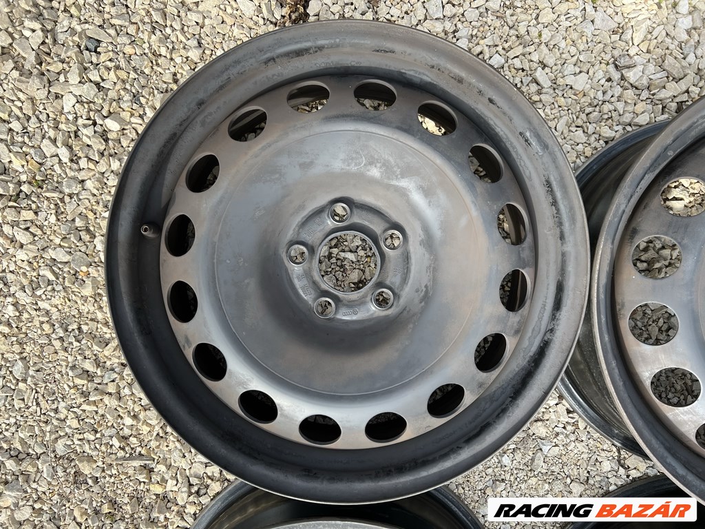 5x100 16" Volkswagen gyári lemezfelni 6,5Jx16h2 ET42 3. kép